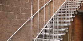 iron stairs