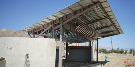 park structure steel