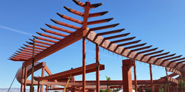 custom home steel roof